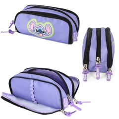 Kit Mochila de Rodinhas STITCH DISNEY Luxcel MC47736SC Lilás na internet
