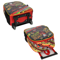 Kit Mochila Rodinhas ENALDINHO Luxcel IC41102 Vermelho - Arrivata