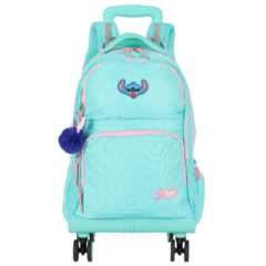 Kit Mochila Rodinhas STITCH DISNEY Turquesa Luxcel MC47746SC - comprar online