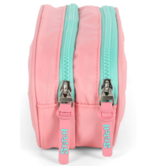 Kit Mochila Rodinhas STITCH DISNEY Salmão Luxcel MC47746SC - Arrivata