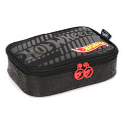 Estojo Box 100 Pens Oficial HOT WHEELS Luxcel Preto ET47784