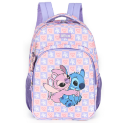 Mochila de Costas Oficial STITCH DISNEY Luxcel MS47740 Lilás - comprar online