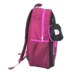 Kit Mochila de Costas e Bolsinha Oficial LULUCA LU2461 Preto na internet