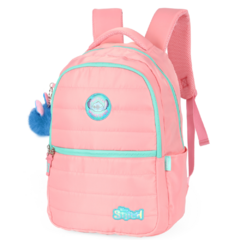 Mochila de Costas STITCH DISNEY Salmão - Luxcel MJ47745SC na internet