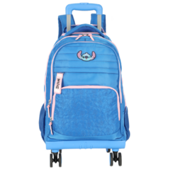 Kit Mochila Rodinhas STITCH DISNEY Azul Luxcel MC47746SC - comprar online
