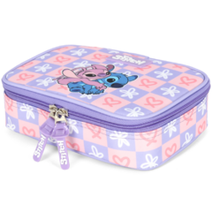 Estojo Box 100 Pens STITCH DISNEY Lilás - Luxcel ET47743SC na internet
