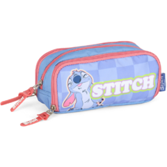 Kit Mochila de Rodinhas STITCH DISNEY Luxcel MC47736SC Azul