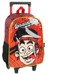 Kit Mochila Rodinhas ENALDINHO Luxcel IC41102 Preto - Arrivata