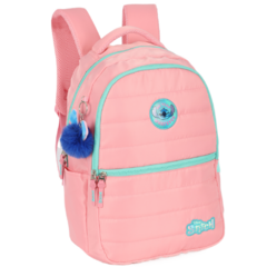 Mochila de Costas STITCH DISNEY Salmão - Luxcel MJ47745SC - comprar online