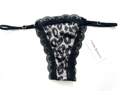 Tanga print gris mancha chica