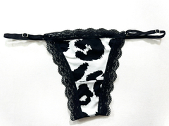 Tanga print blanco y negro