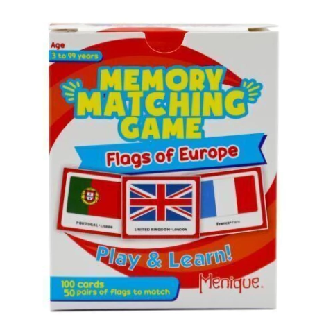 Memory Matching game, Flags of Europe