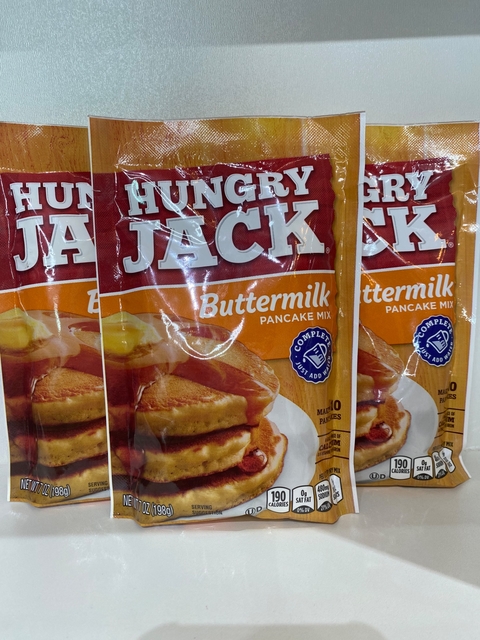Hungry jack buttermilk massa para panqueca E waffle mix 198G