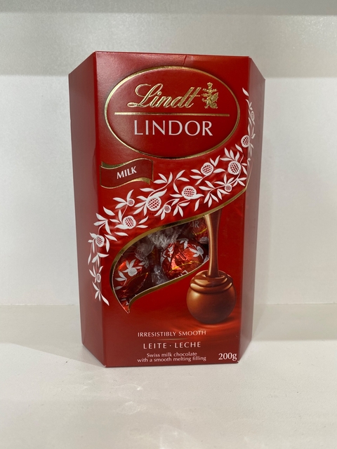 Chocolate ao Leite com Recheio Cremoso Lindor Caixa 200g Lindt