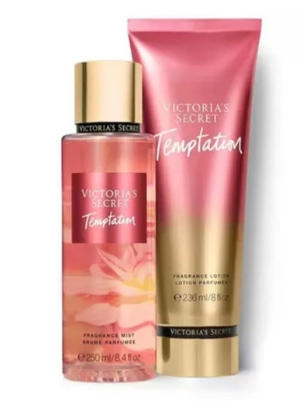 Kit Body Splash + Creme Temptation Victoria