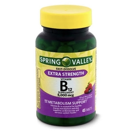 B12 Spring Valley 45 Tablets