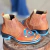 BOTINA TEX TEAM BORDADA COLORS - AZUL