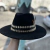 CHAPÉU LAUANA PREMIUM AVELUDADO ESTILIZADO - PRETO