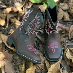 BOTA TEXANA TEX TEAM INFANTIL - ASA PINK