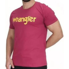 Camiseta Wrangler Vermelha Country Original 100% Algodão