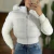 Jaqueta Cropped Dupla Face Puffer Com Touca Branca - HS2535 - loja online