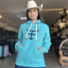 MOLETOM TEXAS FARM VERDE ÁGUA - MTF016