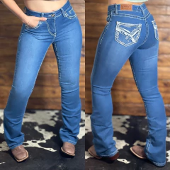 CALÇA DOCKS FEM PS BORDADA DW53 - 03422