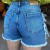 SHORTS BUPHALLOS FEM COM APLICAÇÃO PATCH BRILHO - BPL505 - Country Style | Loja Online de Moda Country Masculina e Feminina