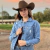 JAQUETA JEANS TEXAS FARM FEMININA-JQF002