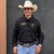 Camisa Texas Farm Masculina Ml Competição Preta/Verde Neon - CP007 - comprar online