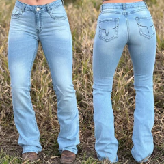 Calça Moiadeiros Feminina Flare Dark Ligth linha Verde MOR03 - comprar online