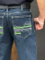 Calça Bill Way Masculina Bordada Green Escura - 001359 na internet