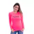 CAMISETA UV50+ TÉRMICA FEMININA TEXAS FARM - UVF003 ROSA NEON
