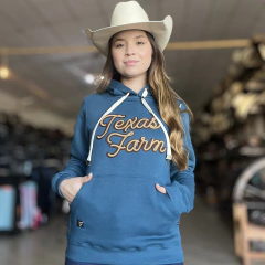 MOLETOM TEXAS FARM AZUL PETRÓLEO - MTF027