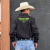 Camisa Texas Farm Masculina Ml Competição Preta/Verde Neon - CP007 na internet