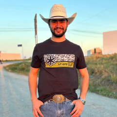 Camiseta Tuff Masculina MC Estampada Preta - 9437 - comprar online