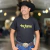 CAMISETA TEXAS FARM MASC PRETA/AMARELO NEON - CM258