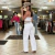 CONJUNTO MIYA CROPPED E CALÇA BRANCO 6152 na internet