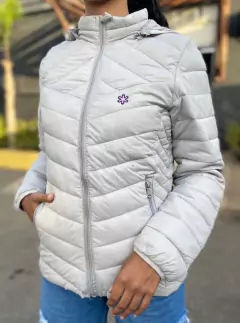JAQUETA FEMININA TUFF CINZA CLARO