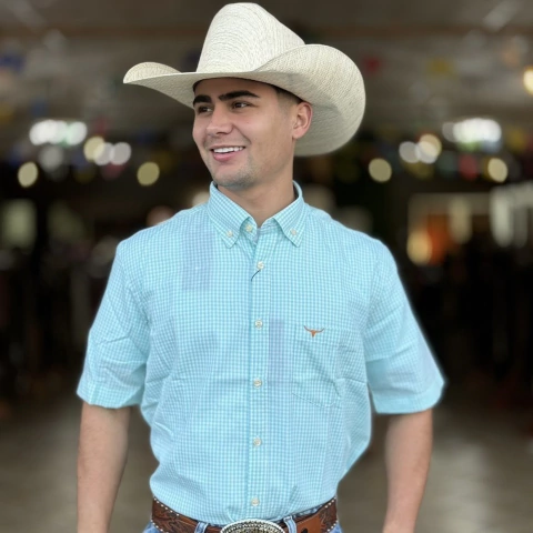 CAMISA MOIADEIROS MASC MC XADREZ VERDE ÁGUA - CMC2387