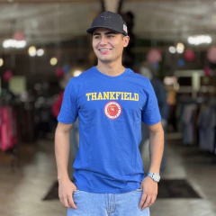 CAMISETA THANKFIELD MASCULINA - AZUL