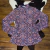 Camisa Apache Feminina Floral Marinho