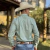 CAMISA AUSTIN WESTERN MASC SLIN ML - VERDE - comprar online