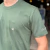 Camiseta Ox Horns Masculina Básica Verde Musgo - 8027 na internet