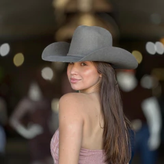 Chapéu Pralana Arena Felt Unissex Aba 11 - Lapís Cinza Escuro - comprar online