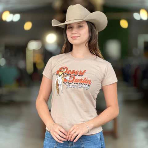 BLUSINHA POWER COUNTRY DESERT DARLIN - BEGE