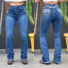 Calça Best Rodeio Flare Bordada Ice White Late Nite Stopper - F515 - comprar online