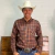 CAMISA LIFE WESTERN MASC FLANELA XADREZ - LARANJA