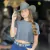 CROPPED LIFE WESTERN SASHA GLITTER MC - PRETO