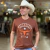 CAMISETA MOIADEIROS ET MARROM LONGHORN LARANJA - MC671